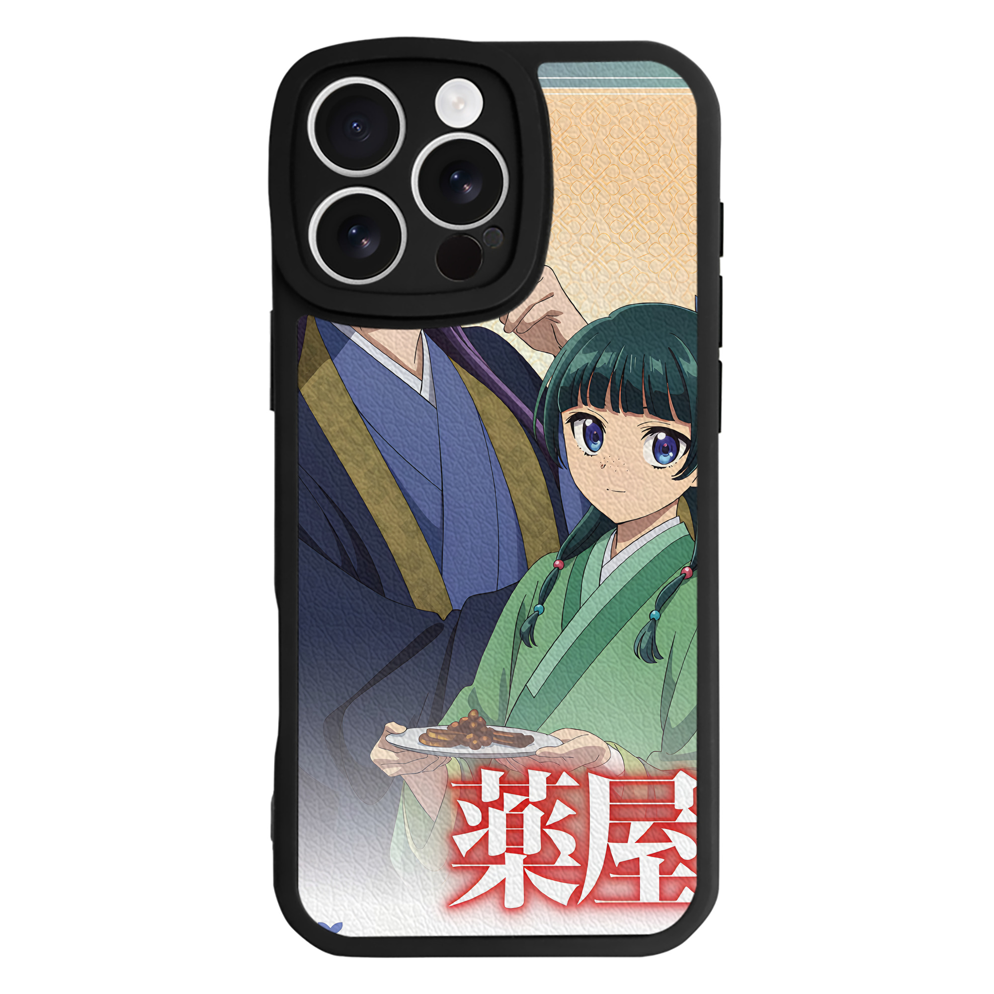 （画像用） 薬屋のひとりごと The Apothecary Diaries 【iPhone 16シリーズ対応】シリコンスマホケース（レザー調） 材質：シリコン